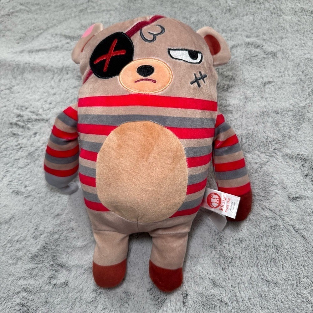 Fiesta Toys Shifty Eyes Pete Pirate Bear Hook Hand 13" Plush Stuffed Animal Toy
